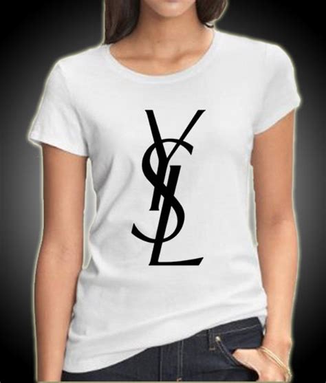 ysl print t shirt|ysl t shirt women's.